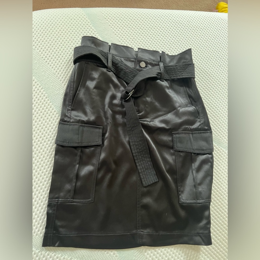 Whbm satin skirt